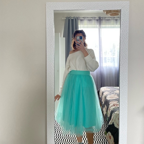 Blue Tulle Ballerina Skirt Size M - Picture 2 of 7